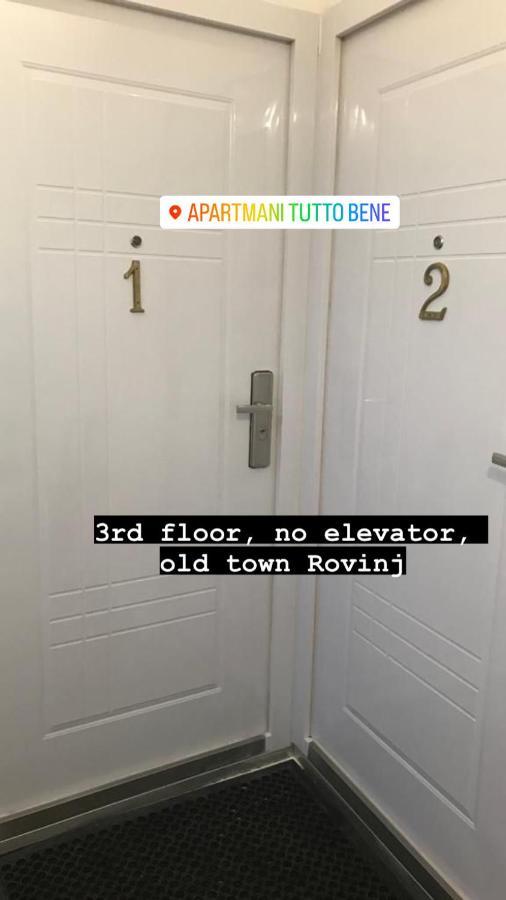 Studio apartman Tutto bene Rovinj Bagian luar foto